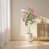 Artificial Bougainvillea Tree with Bendable  and Stems, Realistic Faux Green Plant for Studio, Landscape, or Home Decoration - 4 of 4