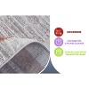 Vynxaria LOOM & LUXE 2' x 3' Abstract Area Rug - Stylish, Stain-Resistant, Non-Shedding - 2 of 4