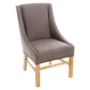 James Dining Chair - Dark Gray - Christopher Knight Home, Silver