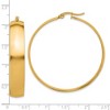 Chisel Stainless Steel Polished Yellow IP-plated 9mm Hoop Earrings - 4 of 4