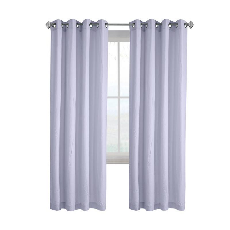 Habitat Harmony Light Filtering Soft and Relaxed Feel in Room Provide Privacy Grommet Curtain Panel Lavender, 2 of 6