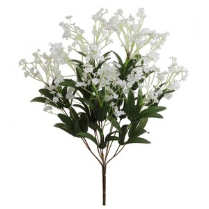 Floral Home 19" White Gypsophila Bush - 12-Piece - 1 of 4