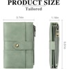 FATMOON Small Wallet for Women - RFID Blocking Compact PU Leather Bifold with 13 Card Slots & 3 ID Windows for Daily Use,Travel - 3 of 4
