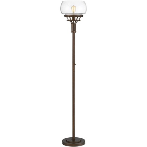 Oil rubbed bronze torchiere deals floor lamp