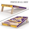 NCAA LSU Tigers 2'x4' Wood Toss Game Set - 2 of 4