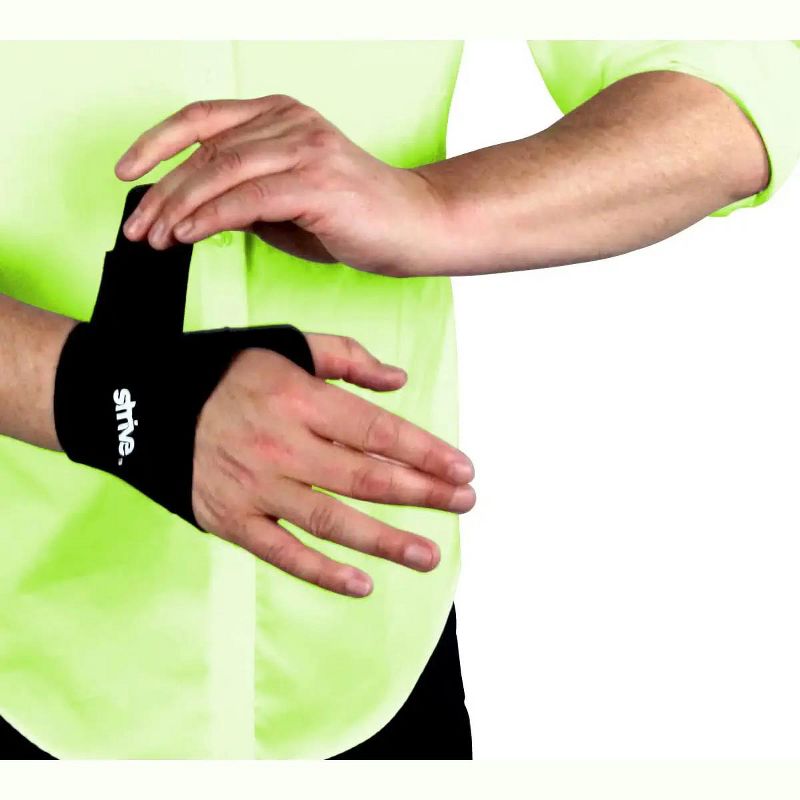 Strive Elastic Compression Therapy Wrap, Muscle Recovery and Joint Pain Relief for Right Wrist, 1 of 5