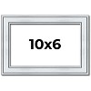 PosterPalooza | Photo Size Classic Silver Picture Frame - UV Acrylic, Foam Board Backing, Hanging Hardware - 2 of 4