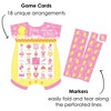 Big Dot of Happiness Pink Ducky Duck - Picture Bingo Cards and Markers - Baby Shower Shaped Bingo Game - Set of 18 - 2 of 4