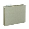 Smead TUFF  Hanging Box Bottom Folder with Easy Slide  Tab, 2" Expansion, 1/3-Cut Sliding Tab, Letter Size, Steel Gray, 18 Per Box (64240) - 4 of 4