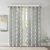 MAYEERTY Fretwork Burnout Sheer Curtain Panel(Only 1 Pc Panel) - 2 of 4