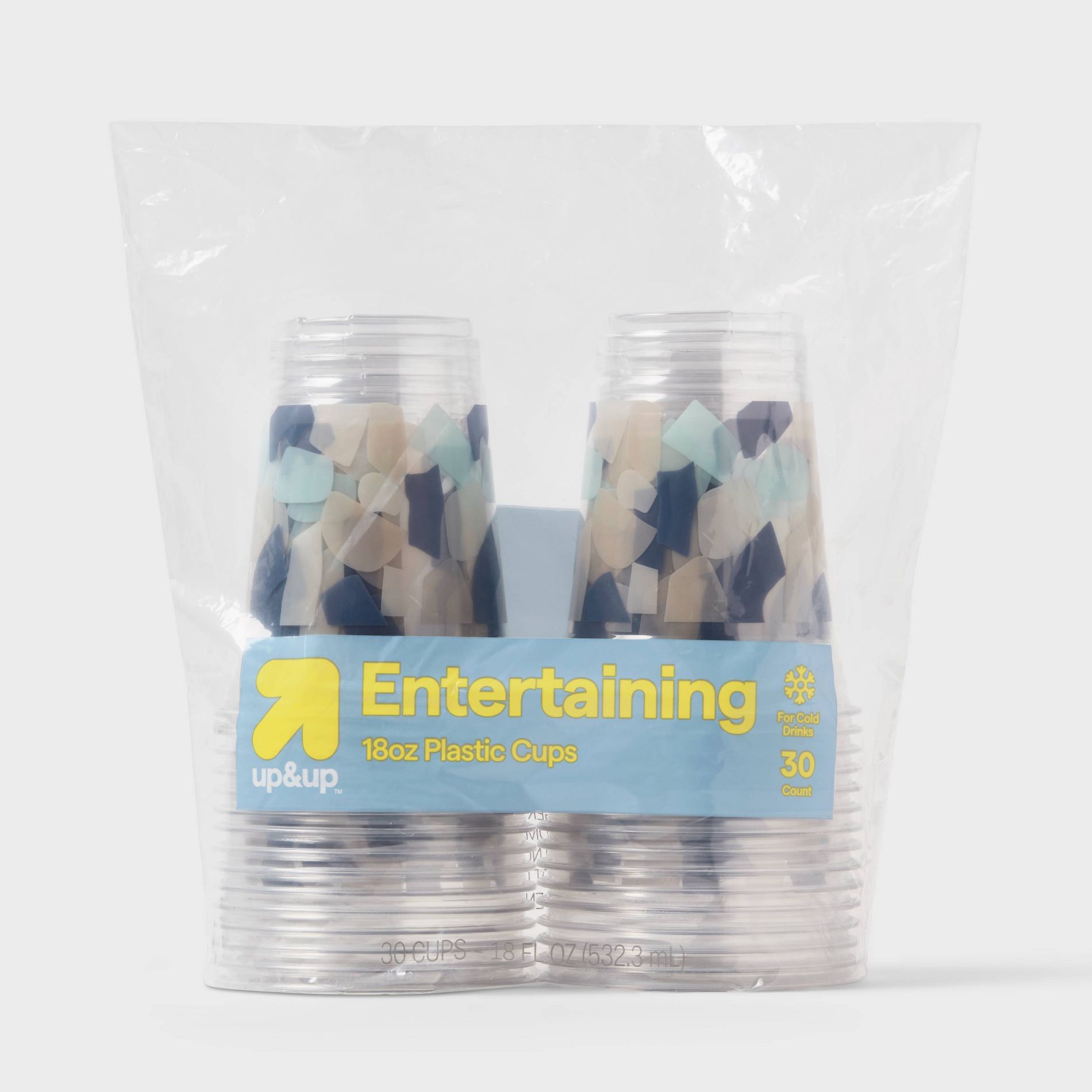 Entertaining Disposable Plastic Cups for Cold Drinks - 30ct - up&up™