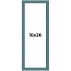 PosterPalooza | Panoramic Simple Blue Picture Frame - UV Acrylic, Foam Board Backing, Hanging Hardware - 2 of 4