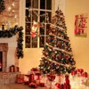 Vivatrees 7.5 Ft Prelit Artificial Christmas Tree, with 10 Lighting Modes, Metal Stand, Hinged Branches, Realistic Xmas Tree for Holiday Decor, Green - 2 of 4