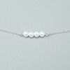 Unique Bargains Layered Choker Necklaces Circle Pendant Choker Necklace for Women Silver Tone 1PC - 4 of 4