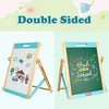 Easy Playhouse: Wooden Tabletop Art Easel - Double-Sided Magnetic Chalk & White - 2 of 4