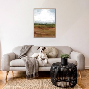 Amanti Art 23"x30" Kentucky Hillside II by Haley Knighten Framed Canvas Wall Art Print - 1 of 4