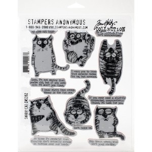 Tim Holtz Cling Stamps 7"X8.5" - 1 of 3