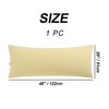 PiccoCasa 90 GSM Solid Soft Envelope closure Microfiber Body Pillowcase - 4 of 4