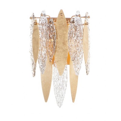Maxim Lighting Majestic 3 - Light Wall Light in  Gold Leaf