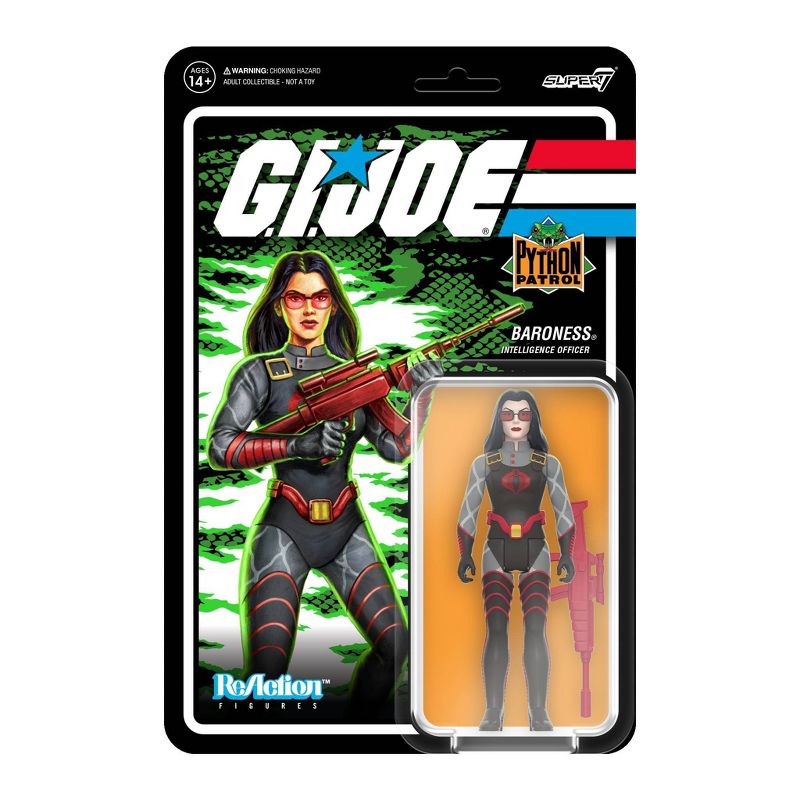 G.I. Joe Python Patrol Baroness ReAction Figure, 2 of 4