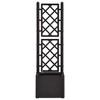 vidaXL Raised Bed Mocha Plastic Large Planters Garden Raised Bed - 4 of 4