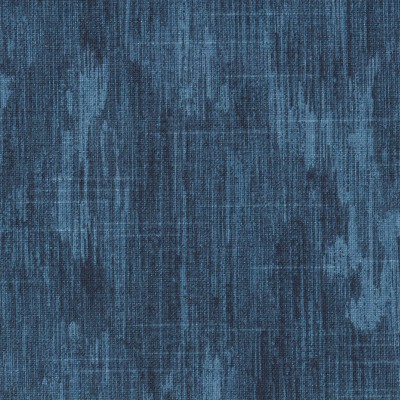 Meredith Distressed Blue Patterned Parsons Side Chair with Wood Legs