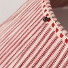 Red Ticking Tree Collar Multicolor 7.5"H Metal - 2 of 3