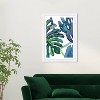 13" x 19" Ferns Floral and Botanical Framed Wall Art Blue - Wynwood Studio - 4 of 4