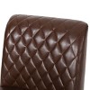 Set of 2 Modern Upholstered PU Leather Counter Height Barstools-Christopher Knight Home - 4 of 4
