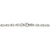 Black Bow Jewelry 2.75mm Sterling Silver Solid Elongated Open Cable Chain Necklace - 4 of 4