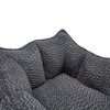 Spassway Chenille Sofa with Armrest Bean Bag for Living Room Single Upholstered Sofa Chair for Bedroom - 3 of 4