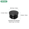Unique Bargains Durable Plastic Multipurpose Use Mechanical Fasteners 30 Pcs Black - 3 of 4
