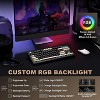 YUNZII YZ87 75% Gasket Mechanical Keyboard,(Black,Milk Switch) - 4 of 4