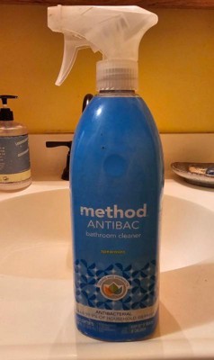 Method Spearmint Antibacterial Bathroom Cleaner Spray Bottle - 28 Fl Oz ...