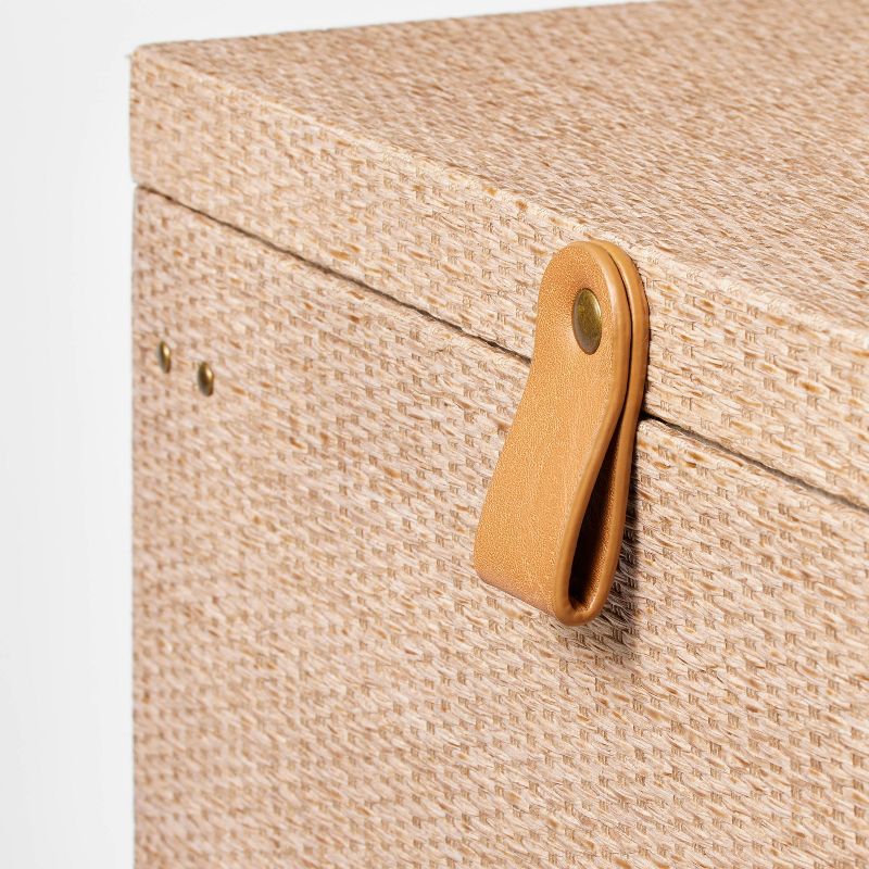 Woven File Box Taupe - Threshold&#8482;, 4 of 5
