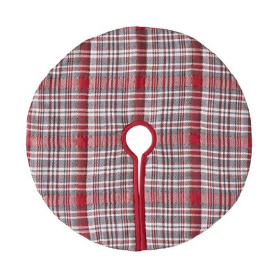 Gregor Plaid Tree Skirt 24 VHC Brands