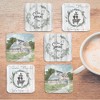 Courtside Market Home sweet home 4x4 6-Piece Coaster Set - 2 of 2