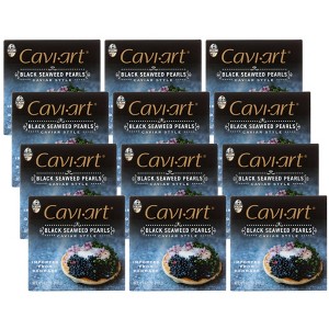 Season Brand Black Seaweed Pearl Caviar Style - Case of 12/3.5 oz - 1 of 4