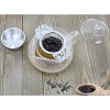 Solstice Tea Traders Empress Tea Strainers w/ Drip Bowls, 2pk; Stainless Steel Loose Leaf Tea Strainers/ Tea Bag Coasters - 4 of 4