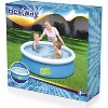 Bestway Fast Set Pool Above Ground Kiddie Swimming Pool 5’ X 15” 57241E , Blue - 2 of 4