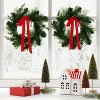 2pk Christmas Mini Wreath Red Bow - Wondershop™ - 2 of 3