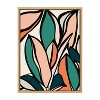 Kate & Laurel All Things Decor 18"x24" Sylvie Fanciful Ficus 2 Wall Art by Alicia Bock Natural: Modern Canvas, Plastic Framed - 2 of 4