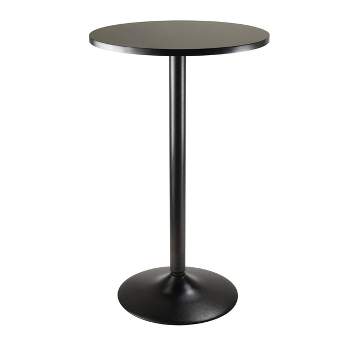 Obsidian Pub Table Bar Height Wood/Black - Winsome
