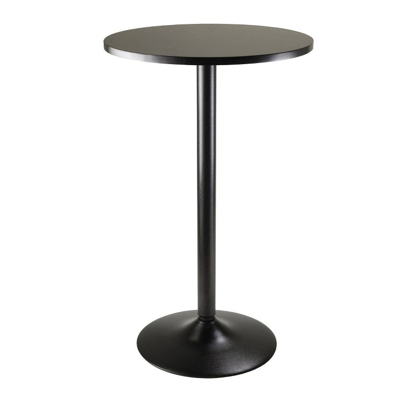 Obsidian Pub Table Bar Height Wood/Black - Winsome, 1 of 9