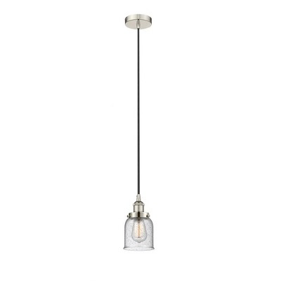 Bell - 1 Light Cord Hung Mini Pendant In Modern Style-9.5 Inches Tall and 5 Inches Wide