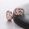 Filigree Wide Hoop Earrings for Women Gold Plated Ginger Lyne Collection - 3 of 4