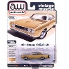 1968 Dodge Coronet R/T Medium Gold Metallic "Vintage Muscle" 1/64 Diecast Model Cars by Auto World - 4 of 4