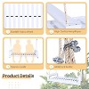 CAVINAS Twin Size Outdoor Swing Bed with Hemp Ropes,Acacia Wood Porch Swing for Courtyard,Garden - 4 of 4