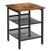 Nightstand,  Side Tables, End Tables with Adjustable Mesh Shelves - 3 of 4