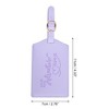 Unique Bargains Embossed Adventure Luggage Tag 1 Pc - 2 of 4